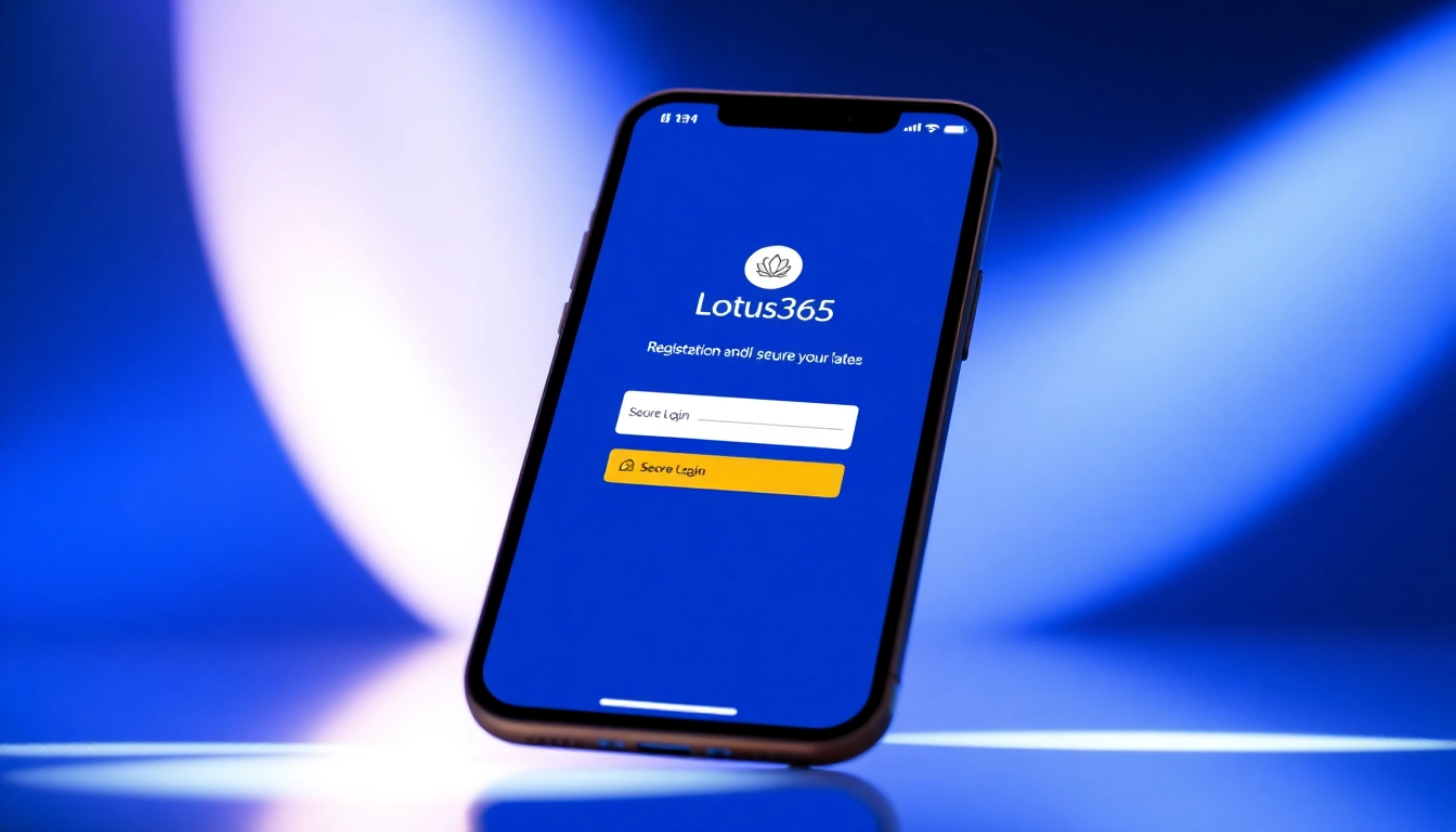Step-by-step guide to Lotus365 Register showcasing a user-friendly mobile registration interface with clear prompts and secure login process for online betting.