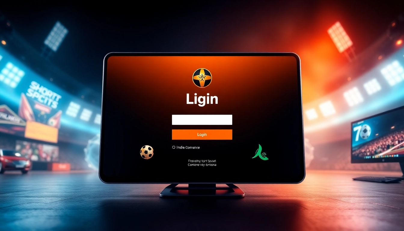 Reddy Anna Login page displayed on a sleek device screen, showing secure login process with sports icons and vibrant colors, emphasizing quick access for Indian bettors.