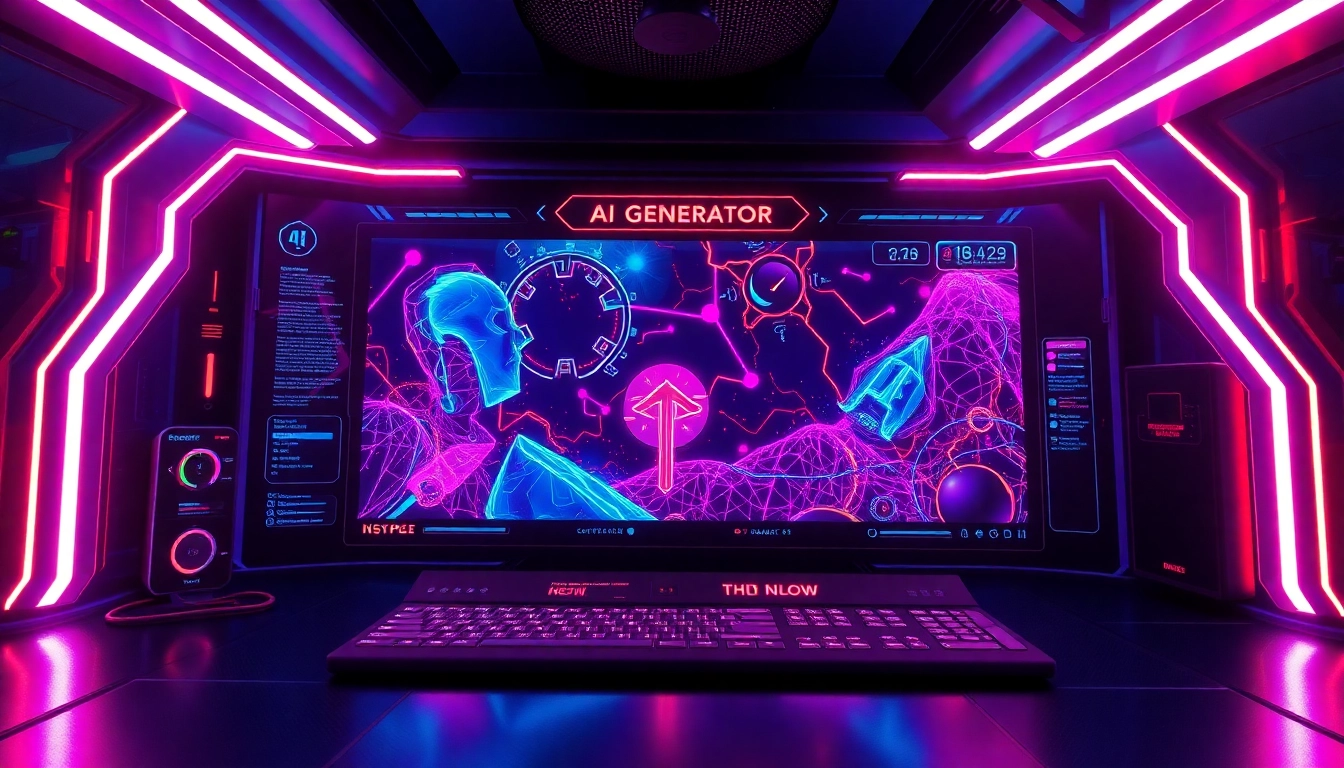 Intuitive interface of a NSFW AI generator no limit with vibrant, AI-created imagery and modern design for seamless adult content creation.