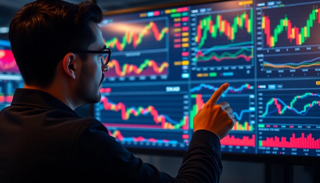 Trading view platform displaying detailed financial charts and analysis for traders and investors